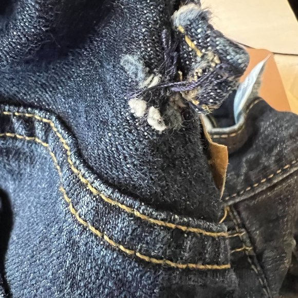 Levis 559 Jeans Mens 40 x 36 Dark Wash Straight Leg Blue Denim Relaxed - Picture 9 of 12